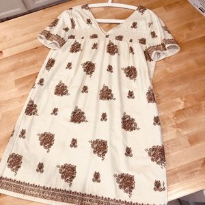 MadeWell Silk Shift Dress w/Pockets Small